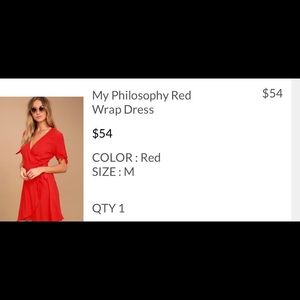 LULU’s Red Mini Dress